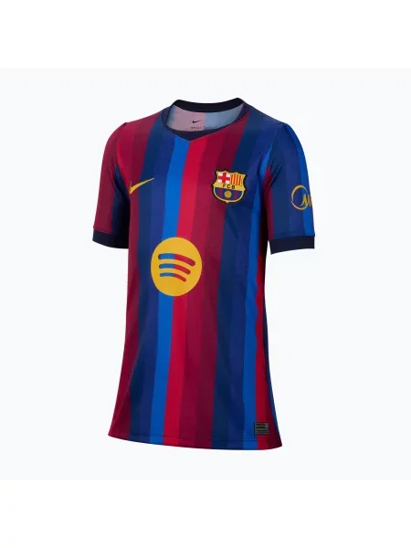 Tricou de fotbal pentru copii Nike FC Barcelona Dri-Fit Stadium Home deep garnet/blue void/mineral yellow albastru