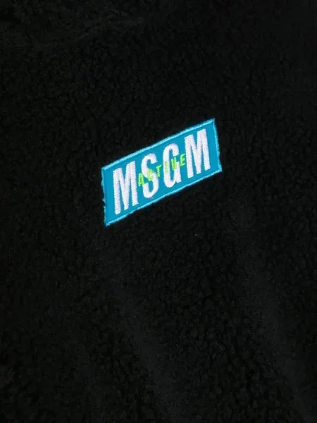 Bluza z kapturem dziecięca Msgm czarna