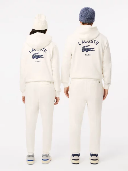 Спортивные штаны Lacoste белые