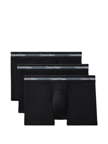 Boxeri Calvin Klein Underwear cu autograf negru