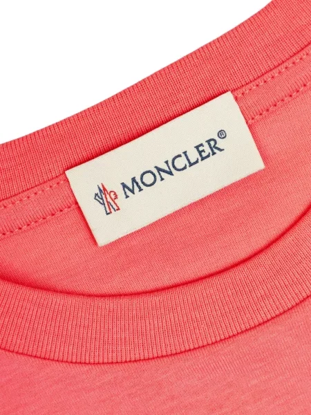 Koszulka dziecięca Moncler Enfant różowa