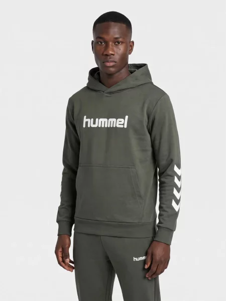Regularny polar z kapturem dla dzieci Hummel szara
