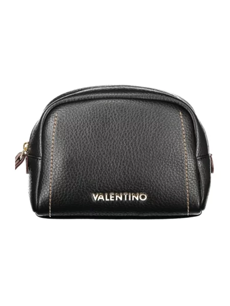 Lniana kosmetyczka Valentino Bags czarna