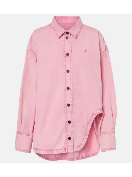 Top The Attico din canvas roz