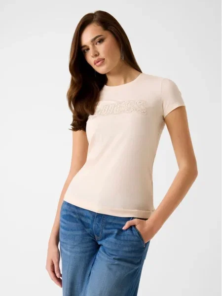 Тениска Guess розово