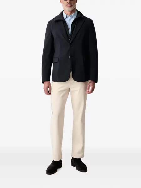Geacă Emporio Armani cu glugă negru