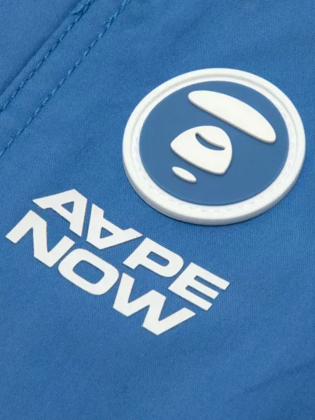 Шорти Aape By *a Bathing Ape® с принт с връзки синьо