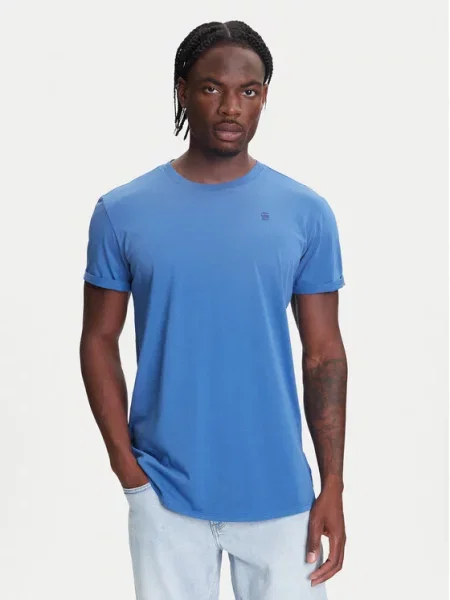 T-Shirt G-Star Raw μπλε