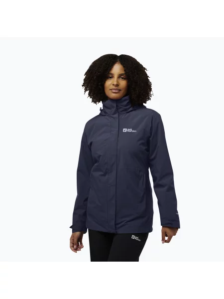 Fleecová mikina Jack Wolfskin Rotwand graphite šedá