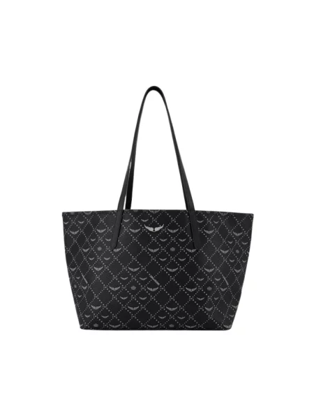 Shopperka Zadig & Voltaire skórzana czarna