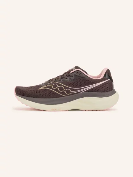 Saucony Běžecké Boty Ride 19 tmavě hnědá / světle růžová béžová
