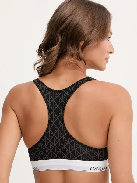 Calvin Klein Underwear podprsenka s bavlnou černá