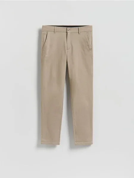Reserved Pantaloni de slim fit bej