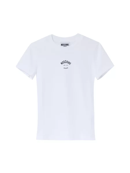 Koszulka Moschino z logo biała