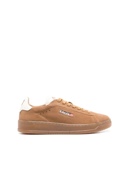 Sneakersy Autry brązowe