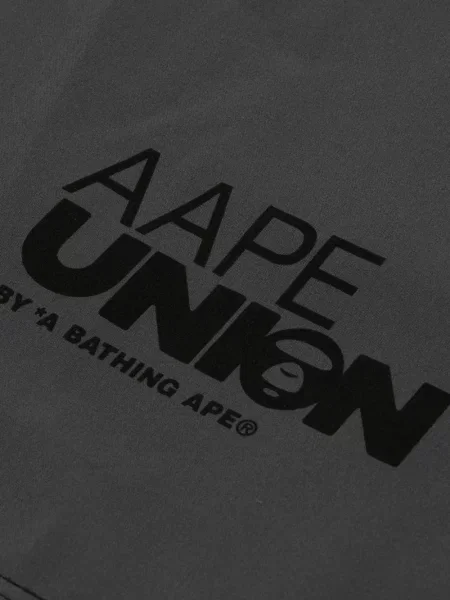 Pantaloni scurți Aape By A Bathing Ape cu imagine gri