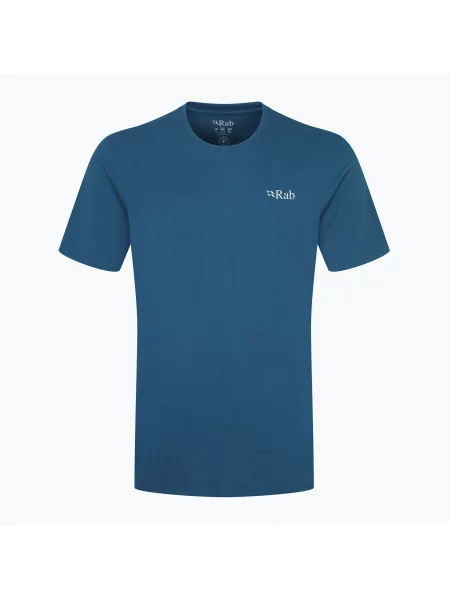 Koszulka Rab Stance Mountain Peak tempest blue niebieska