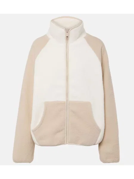 Geacă The Upside din fleece bej