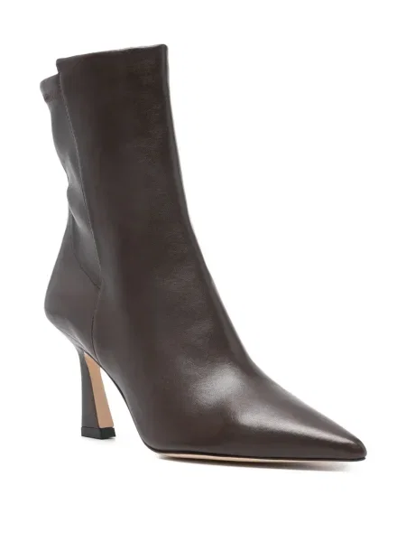 Botine Stuart Weitzman din piele maro