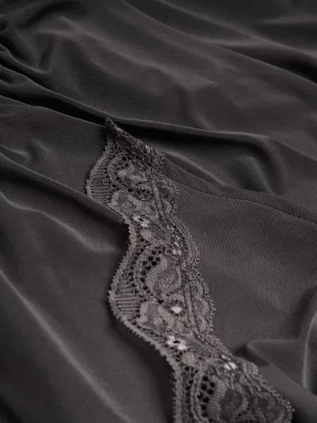 Асимметричная блузка Reserved серая