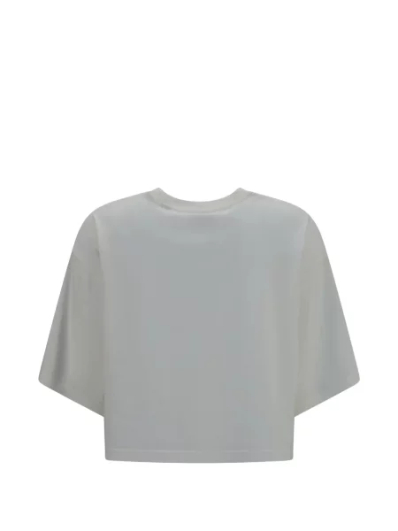 Scurt tricou Burberry cu imagine alb