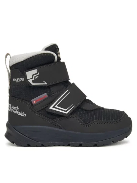 Čizme preko koljena Jack Wolfskin casual crna