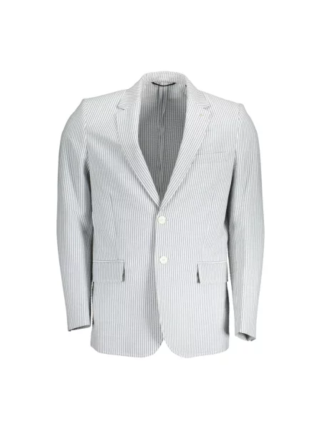 Kurtka Gant klasyczna z długim rękawem biała