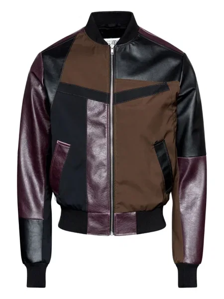 Geanta de piele Mm6 Maison Margiela maro
