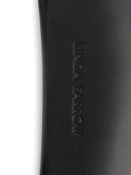 Ochelari de soare Linda Farrow din piele negru