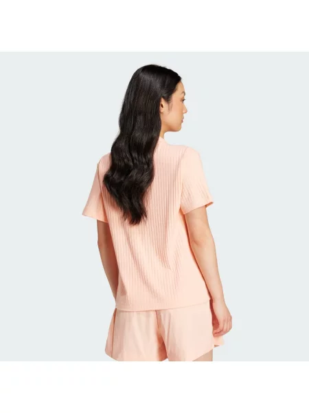 Essentials Wide Rib T-Shirt różowa