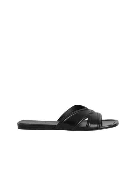 ZADIG&VOLTAIRE klapki skórzane Azora czarny