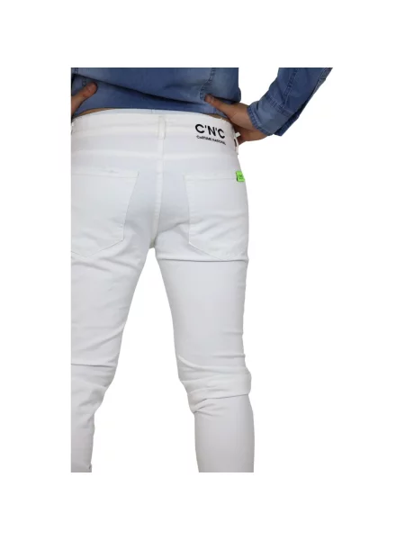 Blugi Costume National alb