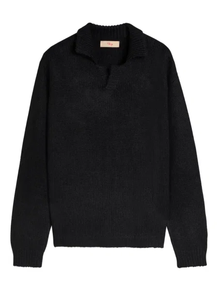 Žebrovaný svetr Cherry La černý