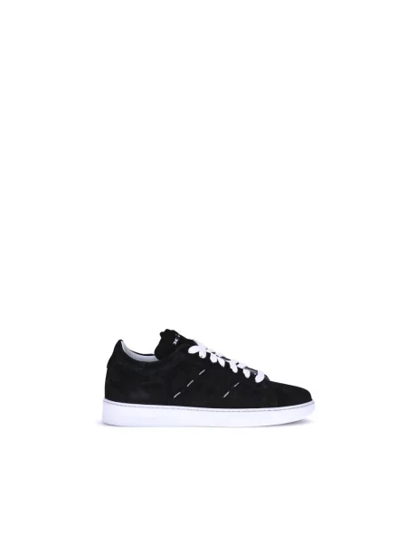 Sneakersy Kiton skórzane czarne