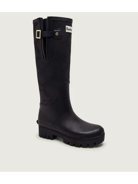 Pantofi Barbour în carouri negru