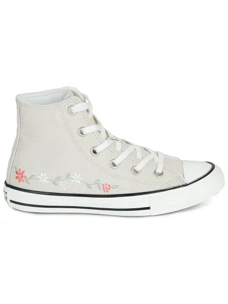 Členkové topánky Converse sivá