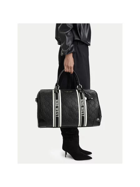 Τσάντα Σαββατοκύριακου Nine West EO-LIGHT μαύρο