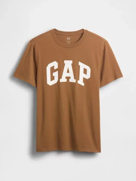 T-SHIRT GAP KOSZULKA Z LOGO żółta