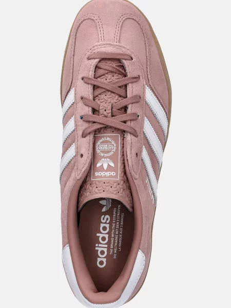 Замшевые кроссовки Adidas Originals розовые