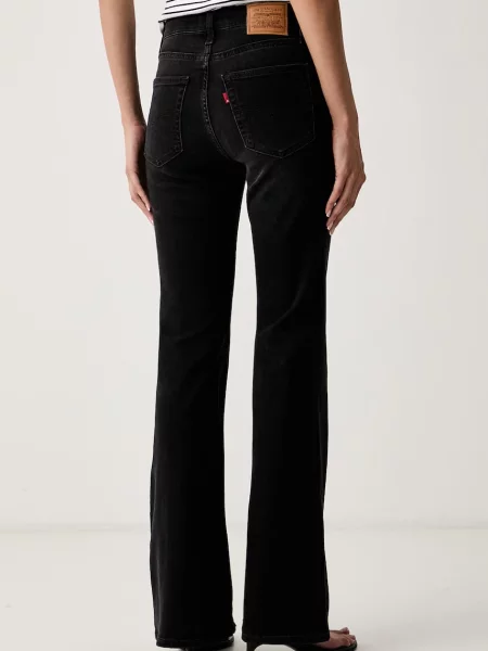 Levi's jeansy flare HR FLARE czarne