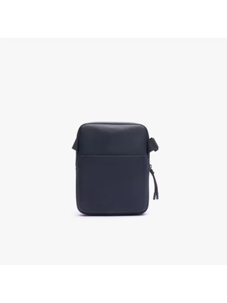 Lacoste Torba Crossover Petit Piqué Średniej Wielkości Zapinana Na granatowa