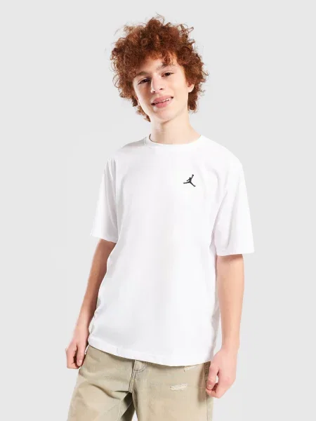 Jordan T-Shirt Jdb Jumpman Air Emb Boy biała