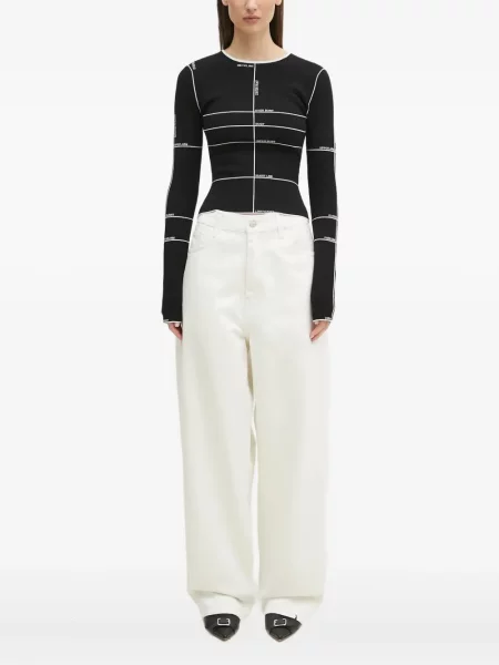 Top Vetements tricotate negru