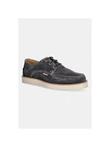 Barbour półbuty zamszowe Aydon szary