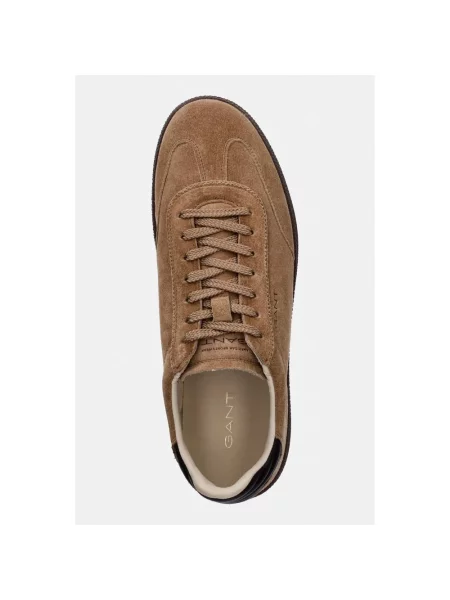 Sneakersy Gant brązowe