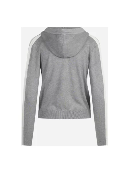 Bluza z kapturem Elisabetta Franchi z kapturem szara