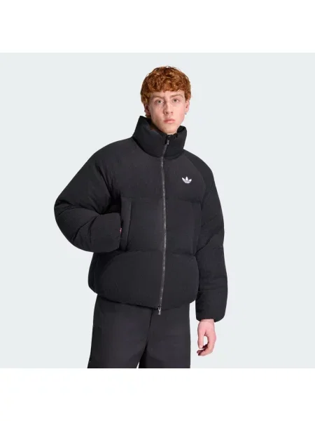 KURTKA CORDUROY PUFFER czarna