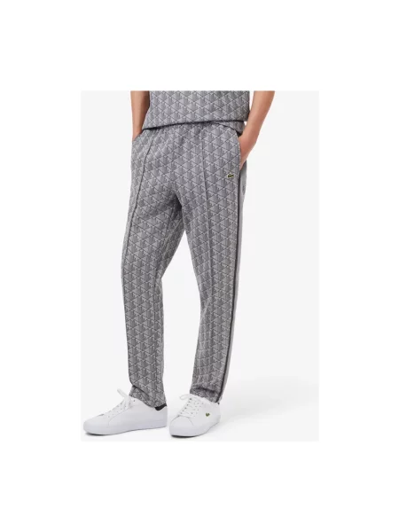 Spodnie Lacoste calluna/graphite szare