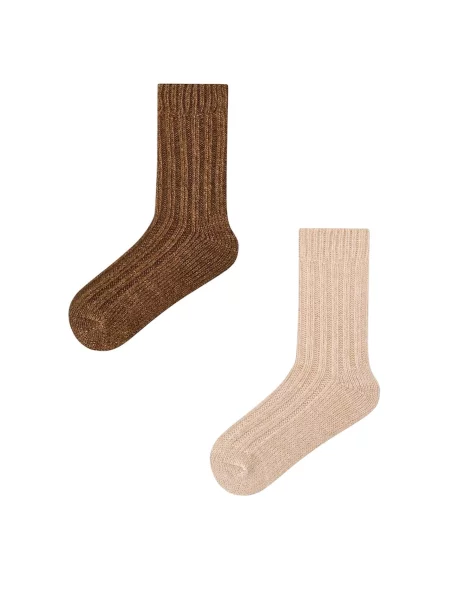 Penti Nogavice PENTI Wärmende glitzernde Paar-Sneakersocken mešane barve