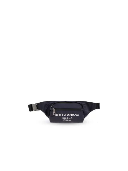 Pasek Dolce And Gabbana z logo niebieski